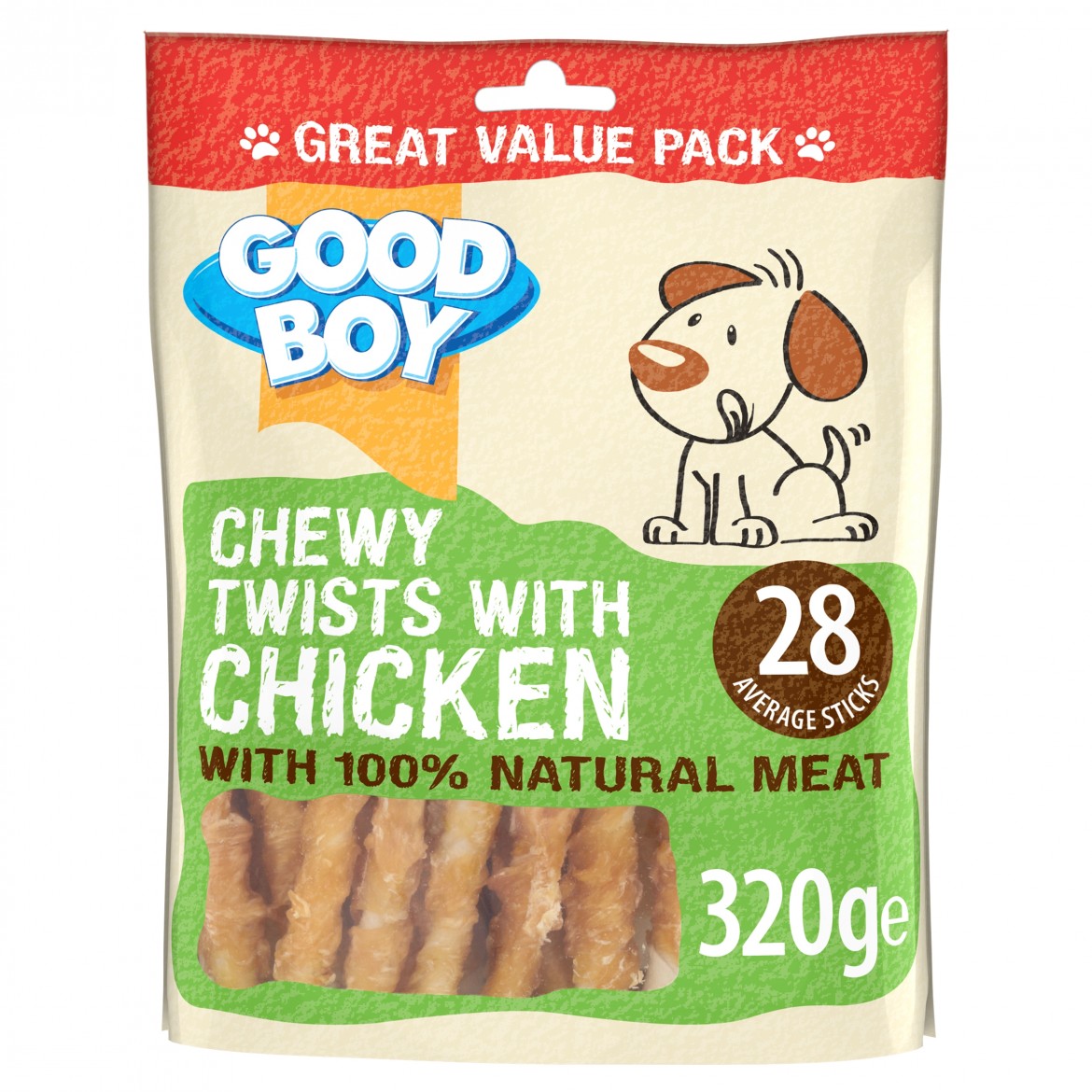 Chewy Chicken Twists320g Value Pack Best Pet Food in Dubai Online